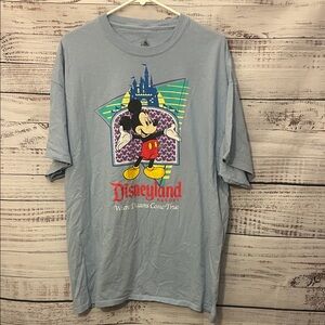 Disneyland resort Blue Mickey Mouse Shirt size 2XL